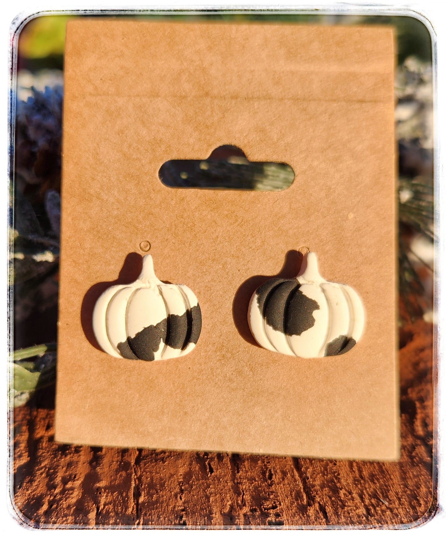 Pumpkin Stud Earrings