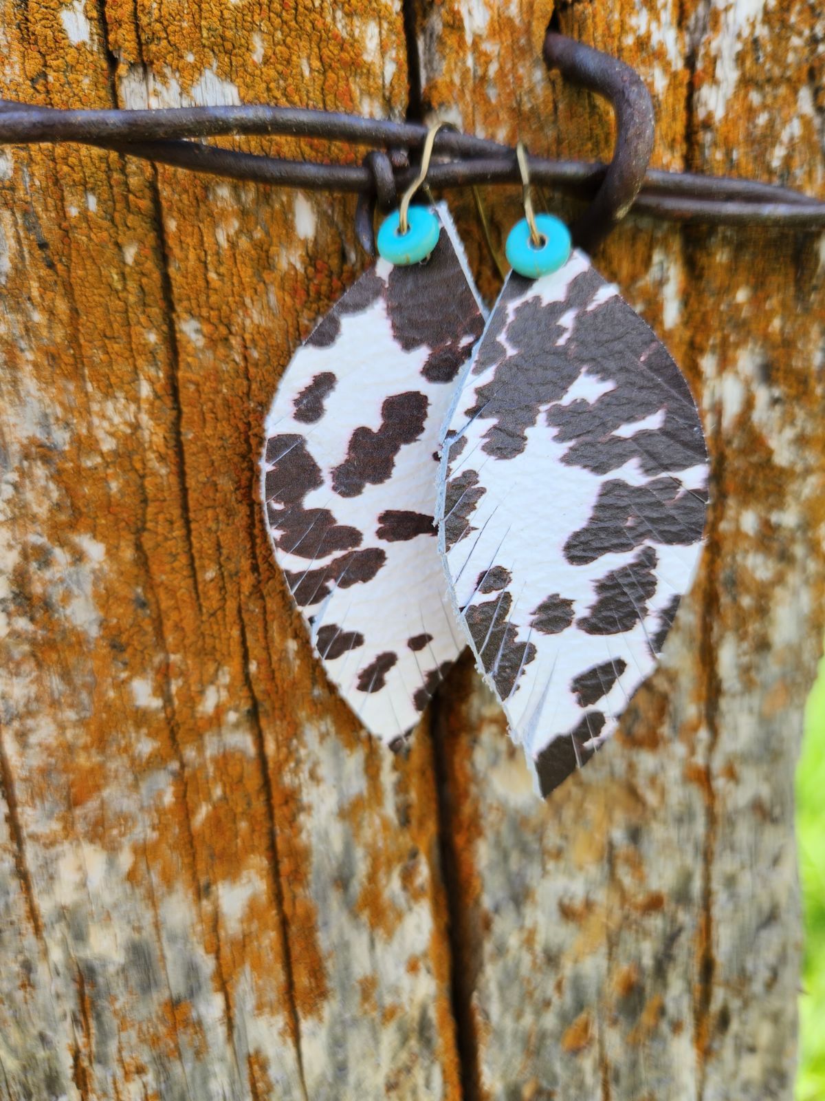 Cowprint Feather